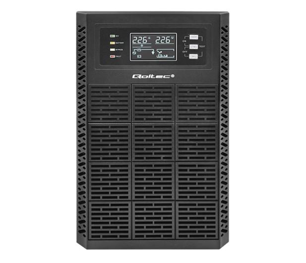 QOLTEC UPS 3kVA 3000W Power Factor 1.0 On-line - 1238940 - zdjęcie 2